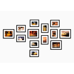 海边风景照片墙