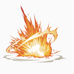 红色火焰爆炸