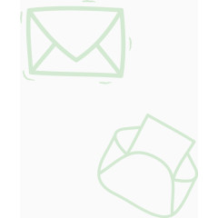 矢量PPT设计创意信封图标