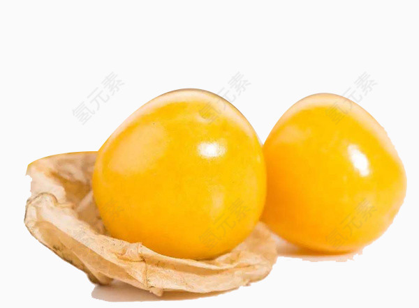黄色挂金灯