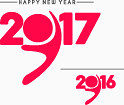 矢量红色2017