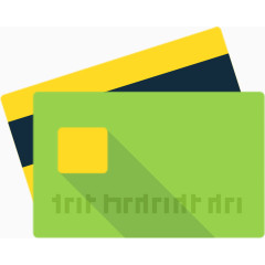 信贷卡Green-Flat-icons