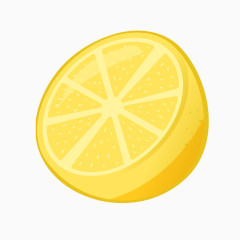 卡通精美黄色橙子