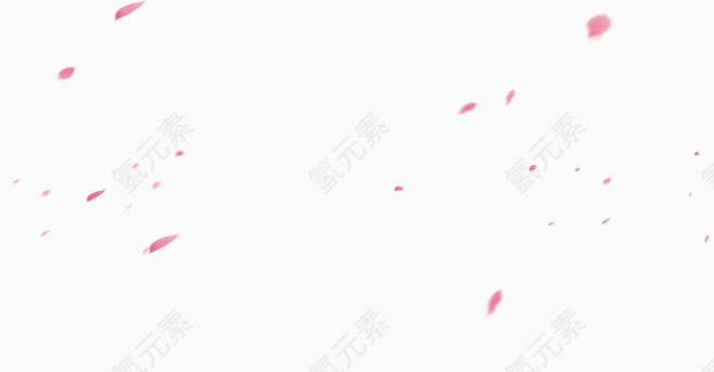 飘浮花瓣