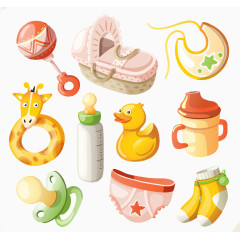 母婴用具图案