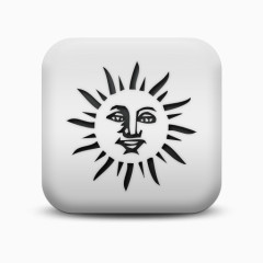 磨砂白广场图标自然奇迹表面SC自然奇观