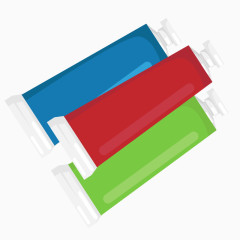 卡通美术画画染料管