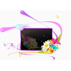 时尚花朵花纹装饰