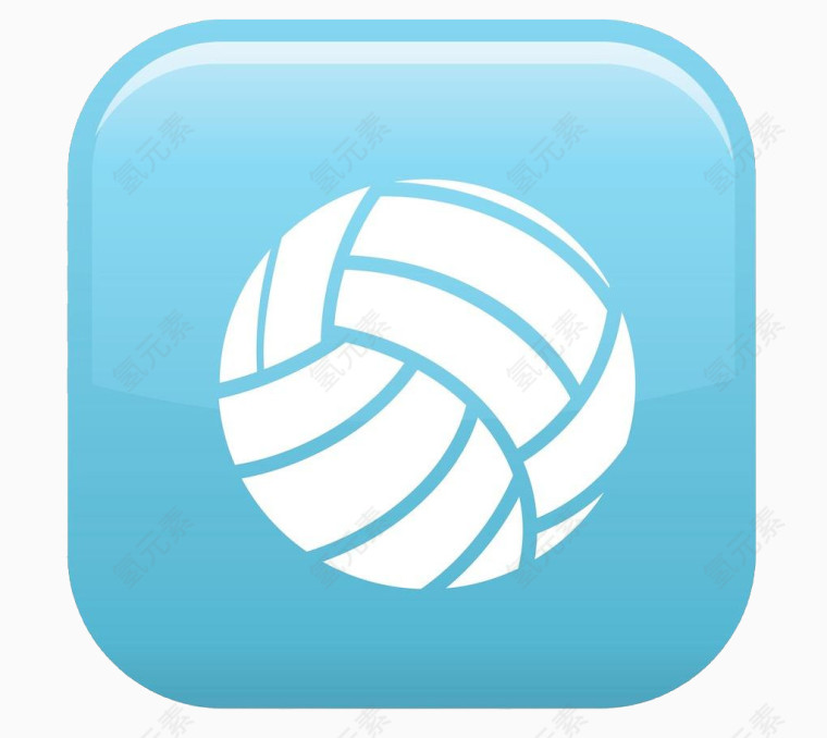 足球卡通图标素材