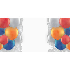 矢量气球背景