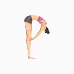 运动健身可爱女孩