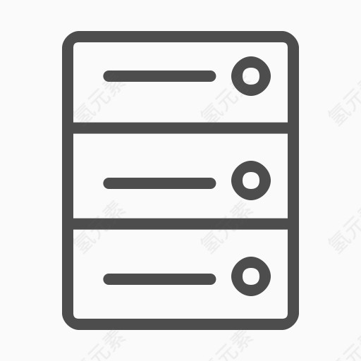 服务器服务器图标服务器线图标30硬件线路图标