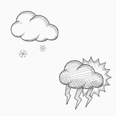 手绘天气