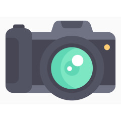 卡通扁平相机素材