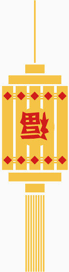 扁平化灯笼