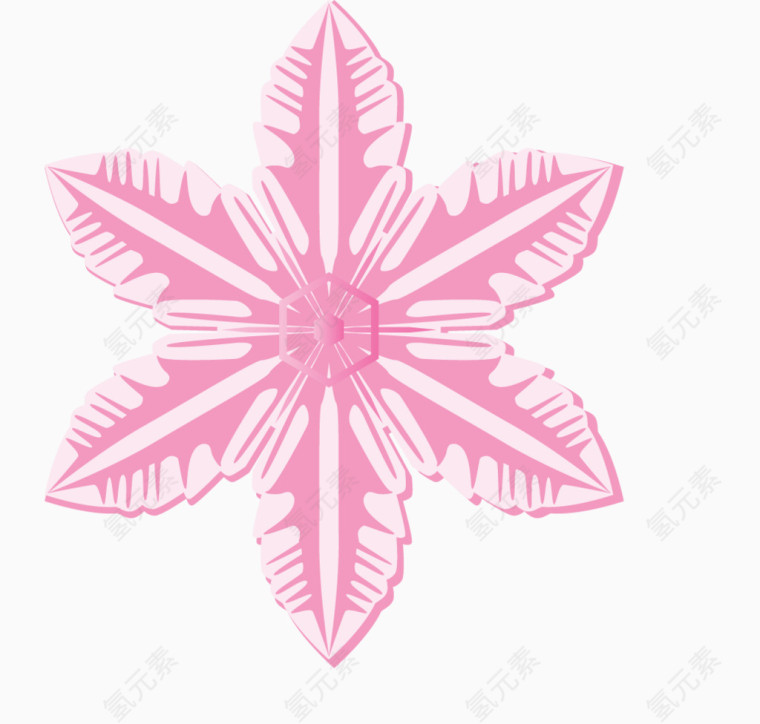 红色雪花