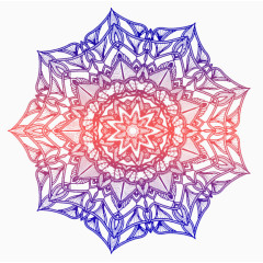 蓝紫色多边形背景图案