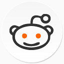 Reddit简单的社会媒体图标