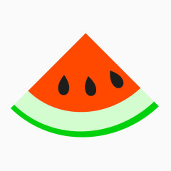 卡通红色西瓜