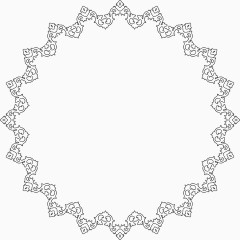 简约 黑白 边框