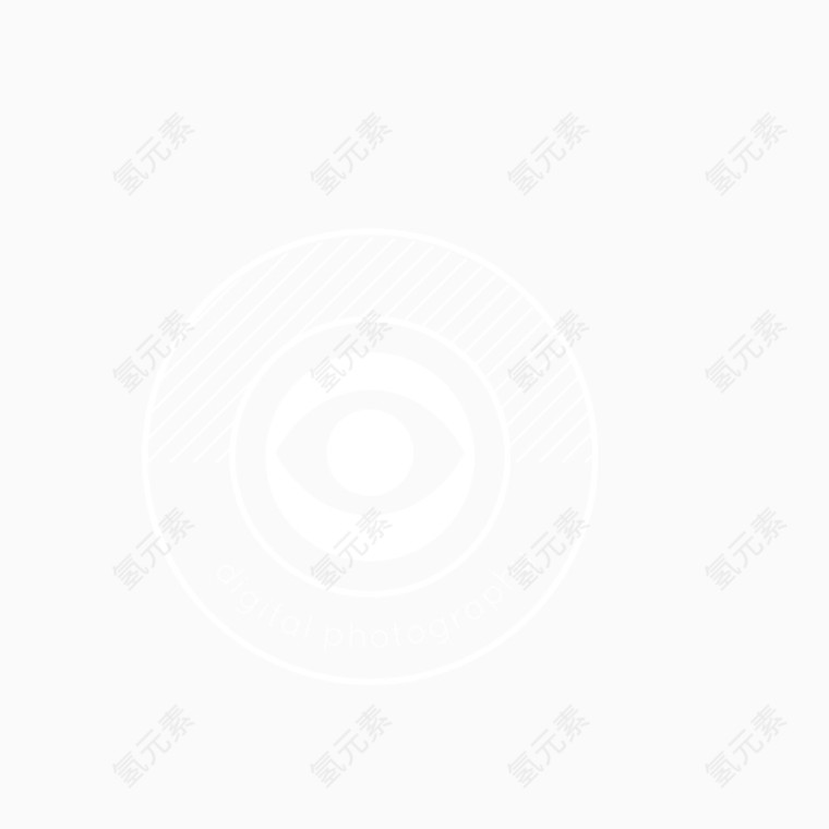 摄影工作室标签设计矢量素材