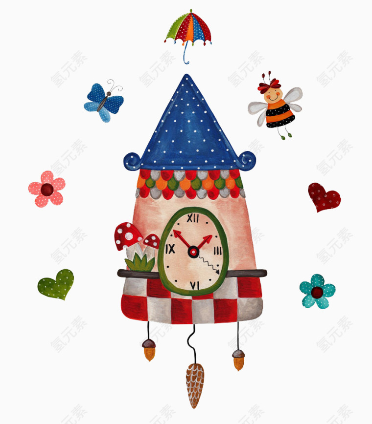 卡通钟表