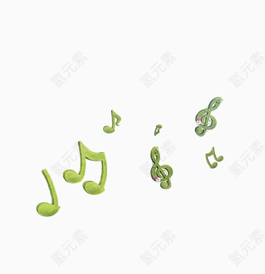 绿色音符