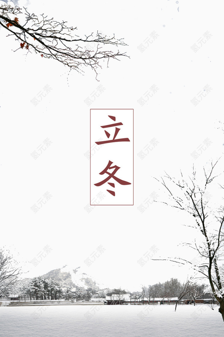 立冬树干
