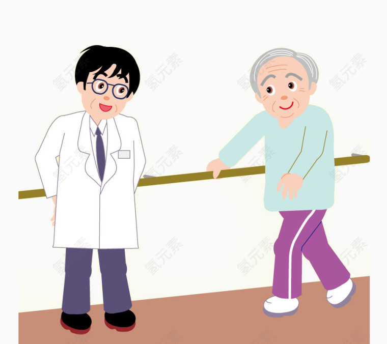 外国医生卡通