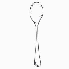 线稿勺子