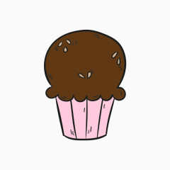 手绘早餐食物矢量素材