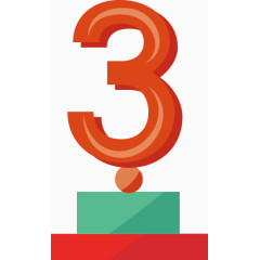 卡通颁奖颁奖台3