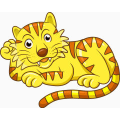 卡通老虎