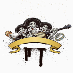 万圣节骷髅标题