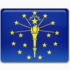 印第安纳州的国旗图标