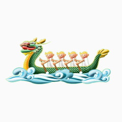 端午划龙舟