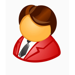 卡通男人图标 