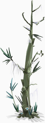 透明树木素材绿色树木元素