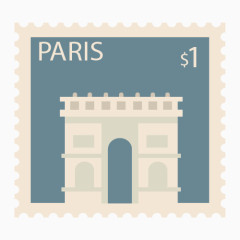 复古名胜古迹纪念邮票