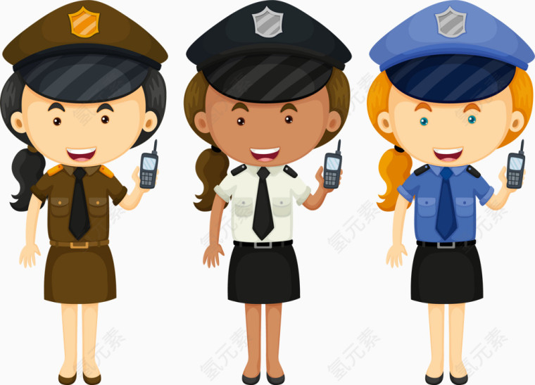 穿制服的女警
