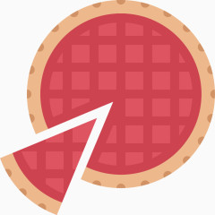 华夫饼卡通手绘图标元素