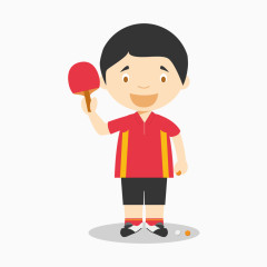 卡通运动小孩素材png