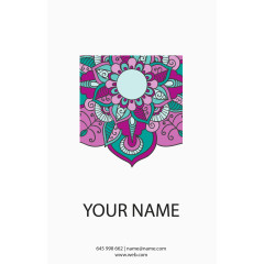 民族花纹卡片设计矢量素材