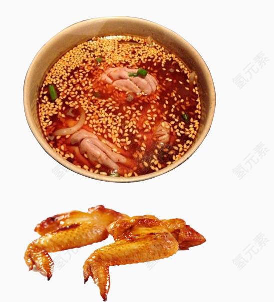 鸡翅冒菜