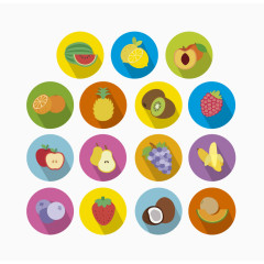 水果标签矢量素材