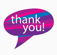 五彩感谢对话框