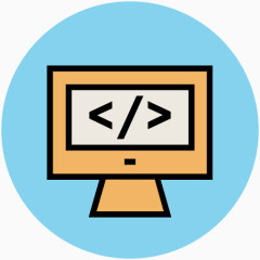 手绘科技图片科学素材 电脑显示屏