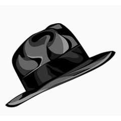 黑色礼帽