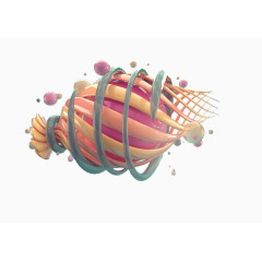 抽象艺术视觉设计图