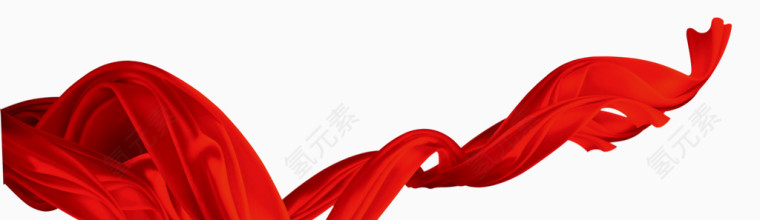 舞台背景装饰红色绸缎